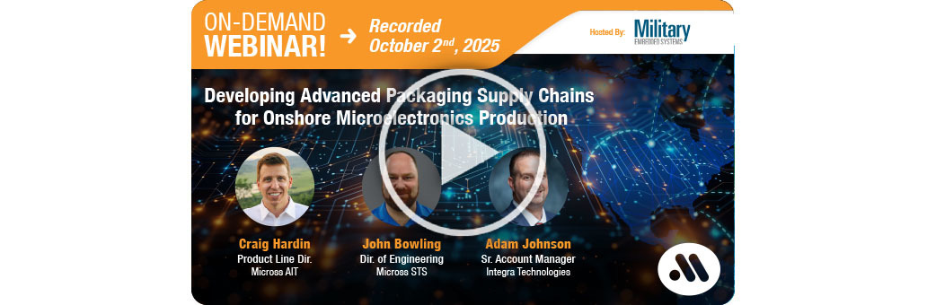 Developing Advanced Packaging Supply Chains  for Onshore Microelectronics Production