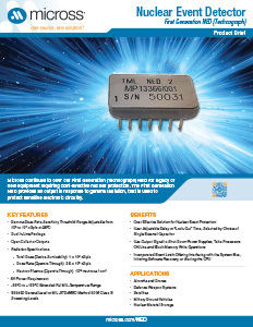 First-Generation (Technograph) NED Product Brief